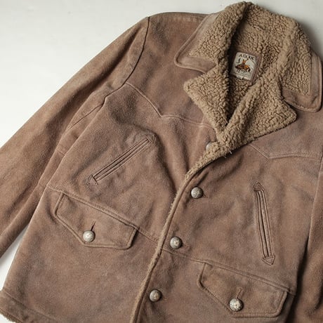 Suede Boa Coat