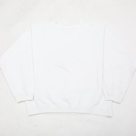 90's The Cotton Exchange Blank Sweat Shirt White