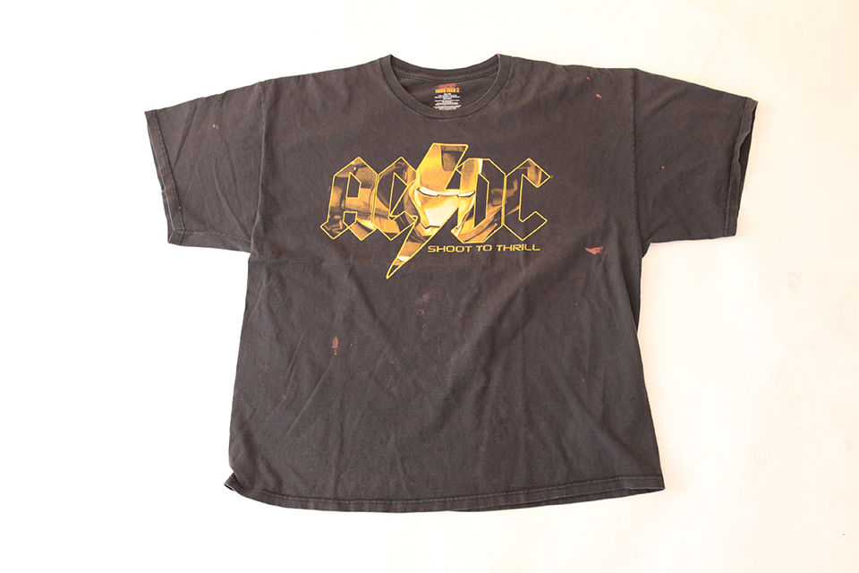 ACDC アイアンマン Tシャツ ac/dc×Iron Man collaboration band T-shirt | 古着屋adm 音楽と古着