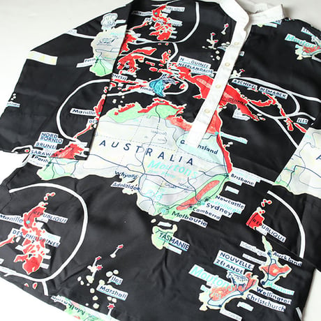 Australia Map Shirt blouse