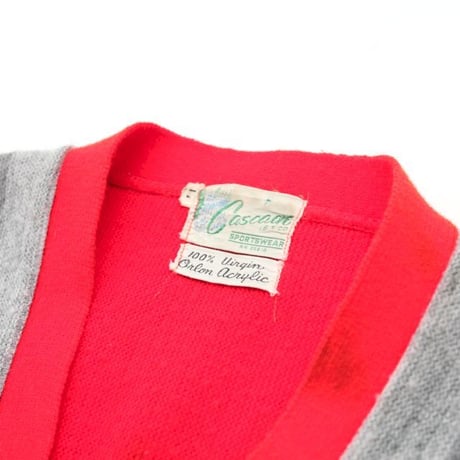 Vintage Acrylic Knit Cardigan