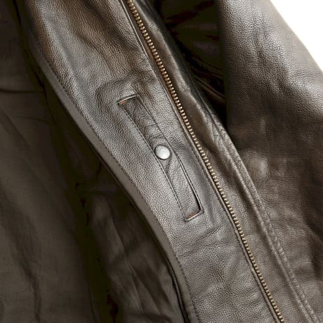All Black G-1 Type Flight Leather Jacket