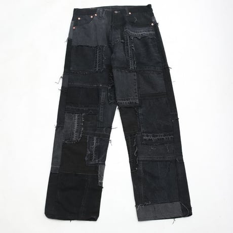Levi's Patchwork Remake Black Denim Pants