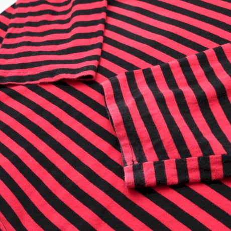 Red × Black Border L/S T-Shirt