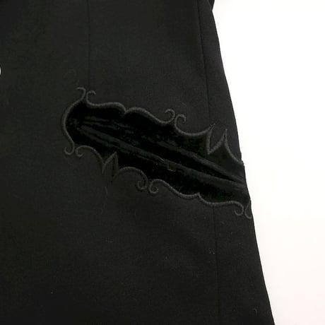 Black Embroidery Tyrolean Jacket