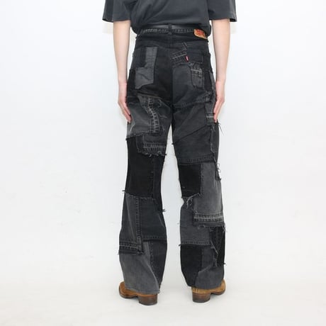Levi's Patchwork Remake Black Denim Pants