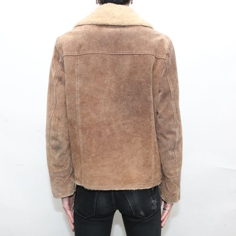 70's J.C.Penny Suede Boa Jacket