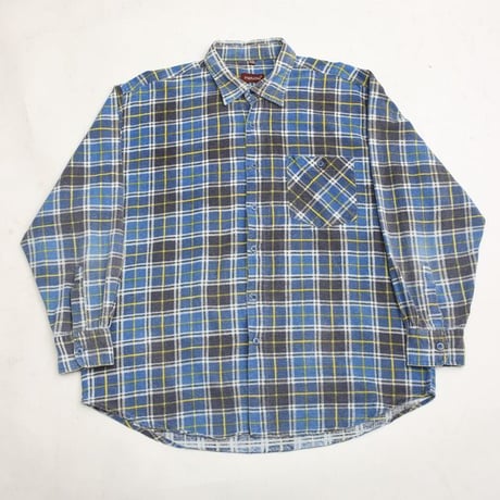 Print Flannel Plaid Shirt