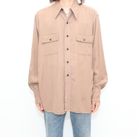 40's Wool Gabadine L/S Shirt