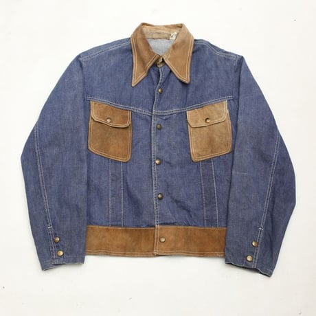 70's Denim & Suede Jacket