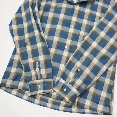 60-70's Open Collar Shirt
