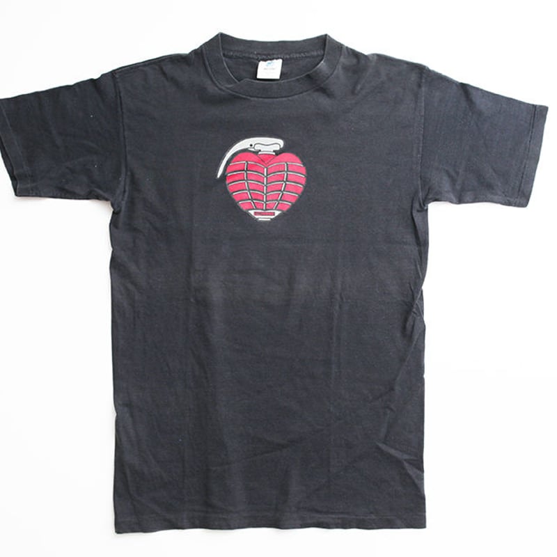 80s Thunder trucks サンダー ヴィンテージTシャツ USA 古着 90s USA THUNDER オオカミ ウルフ ブルー サンダー Tシャツ L