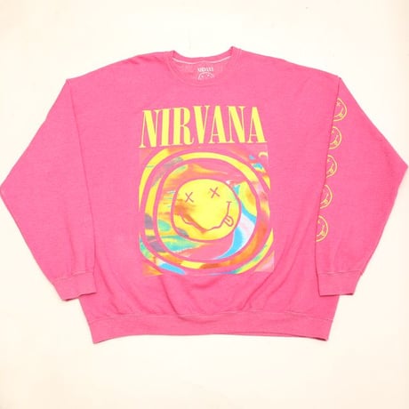 Nirvana Sweat Shirt "Smiley Logo"