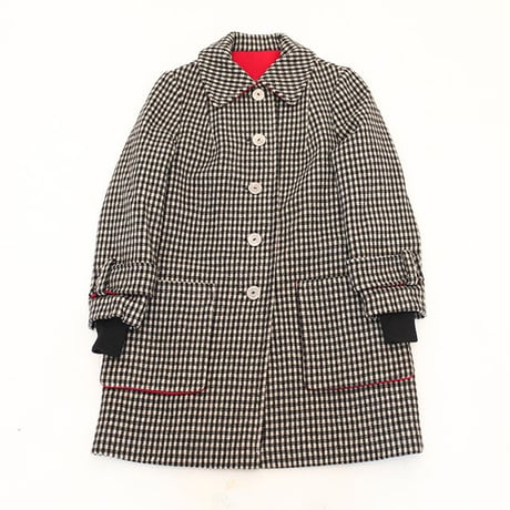 Hound tooth Wool Coat