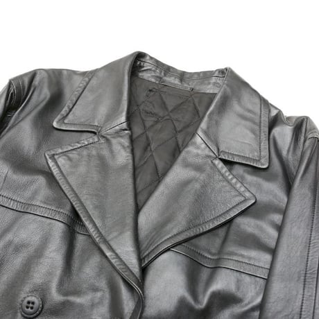 Black Leather Coat