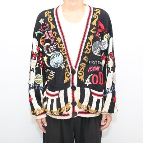 90s No! Jeans Design Knit Cardigan