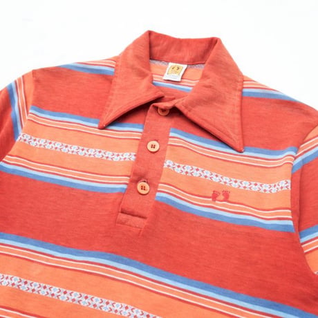 70's HANG TEN Knit Polo Shirt