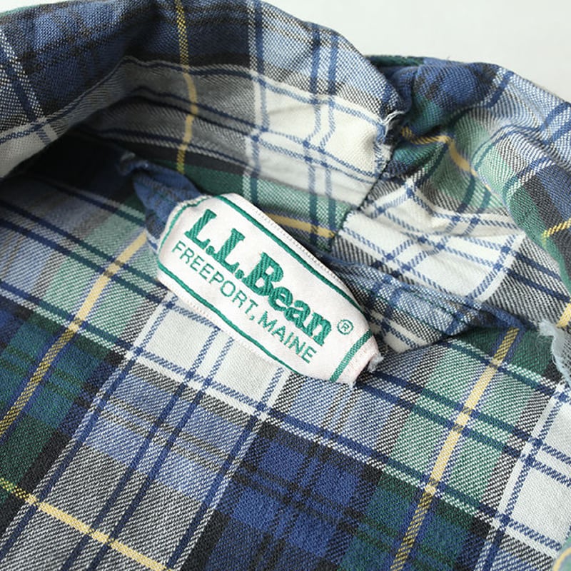 L L Bean Cotton Check Gown チェックガウン | Strato