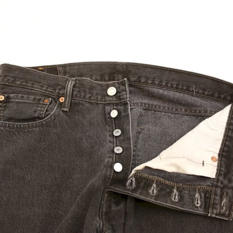 Levi's 501 Black Denim Pants MADE IN MEXICO