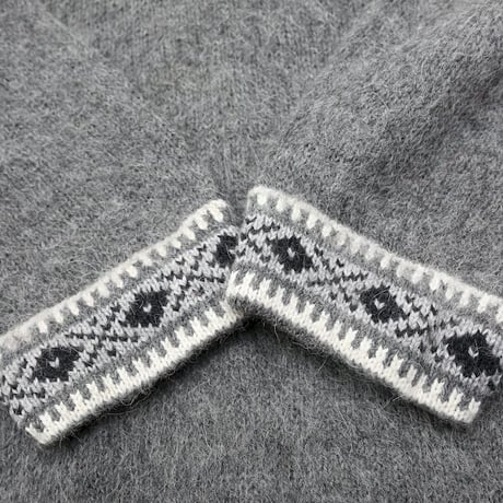 Vintage Lace-up Knit Sweater