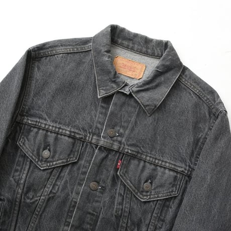 80's Levi's 70506-0259 Black Denim Jacket