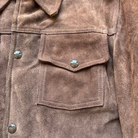 70s Suede Trucker Jacket