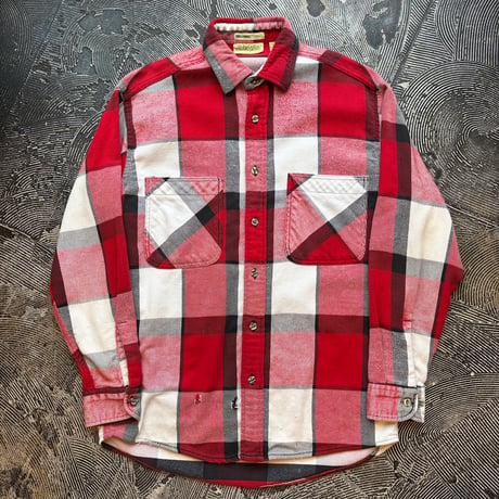 St. John's Bay × BIG MAC Cotton Heavy Flannel Shirt MADE IN PORTUGAL