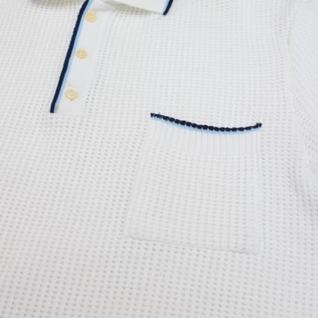Euro Vintage Knit Polo Shirt