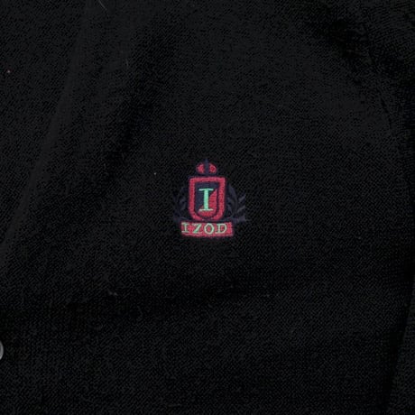 IZOD Acryl Knit Cardigan Black
