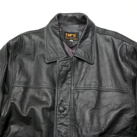 Black Leather Coat