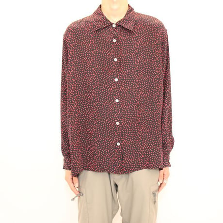 Dot Pattern Silk L/S Shirt