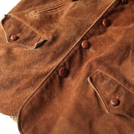 Schott Suede Boa Jacket