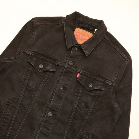 Levi's Black Denim Jacket Patch Remake