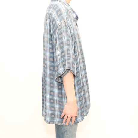 Open Collar Rayon S/S Shirt