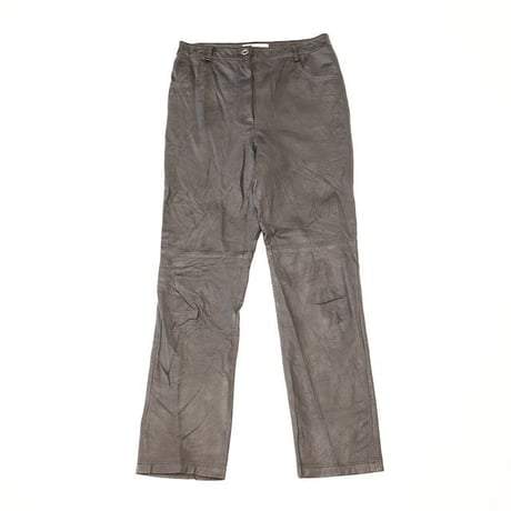 Black Leather Pants Slim Fit