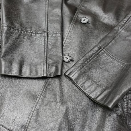 Black Leather Coat