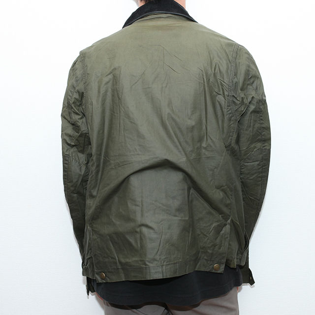Barbour OS Burberry オイルドジャケットセージ38