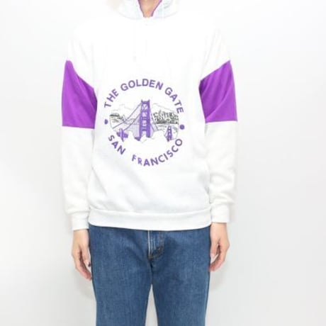 Vintage Half Zip Sweat Shirt