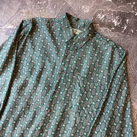Robert Stock Patterned Silk Shirt