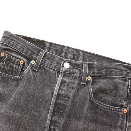 90's Levi's 501 Black Denim Pants MADE IN FRANCE