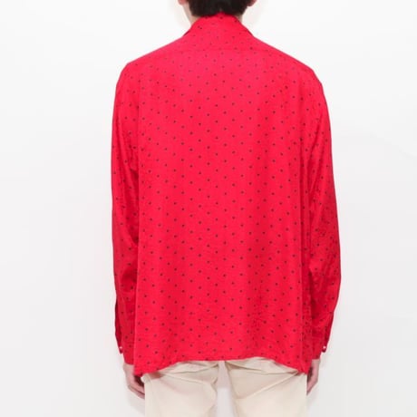 Dot Pattern Silk L/S Shirt