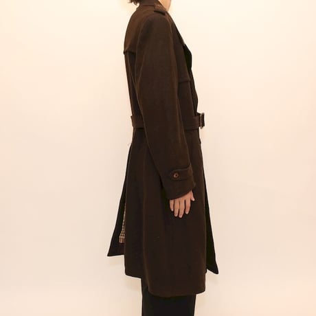 Euro Vintage Double Breasted Wool Coat