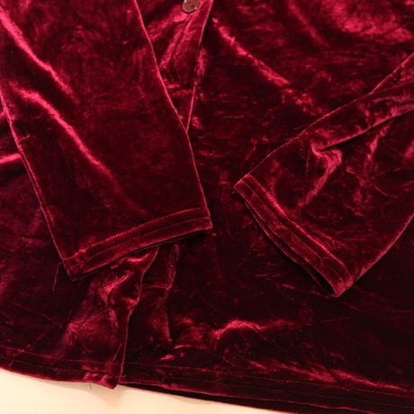 Red Velour L/S Shirt
