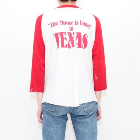 Beer Print Raglan Sleeves T-Shirt