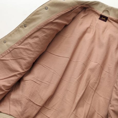 Lee Leather Trucker Jacket