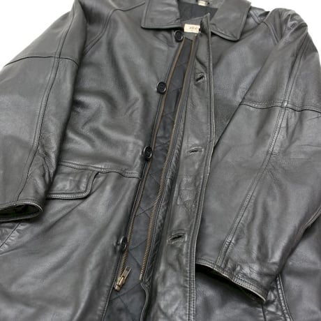 Black Leather Coat