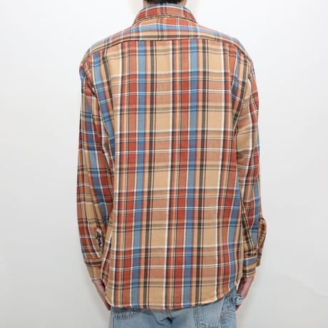 70s BIG MAC Cotton Flannel Plaid Shirt
