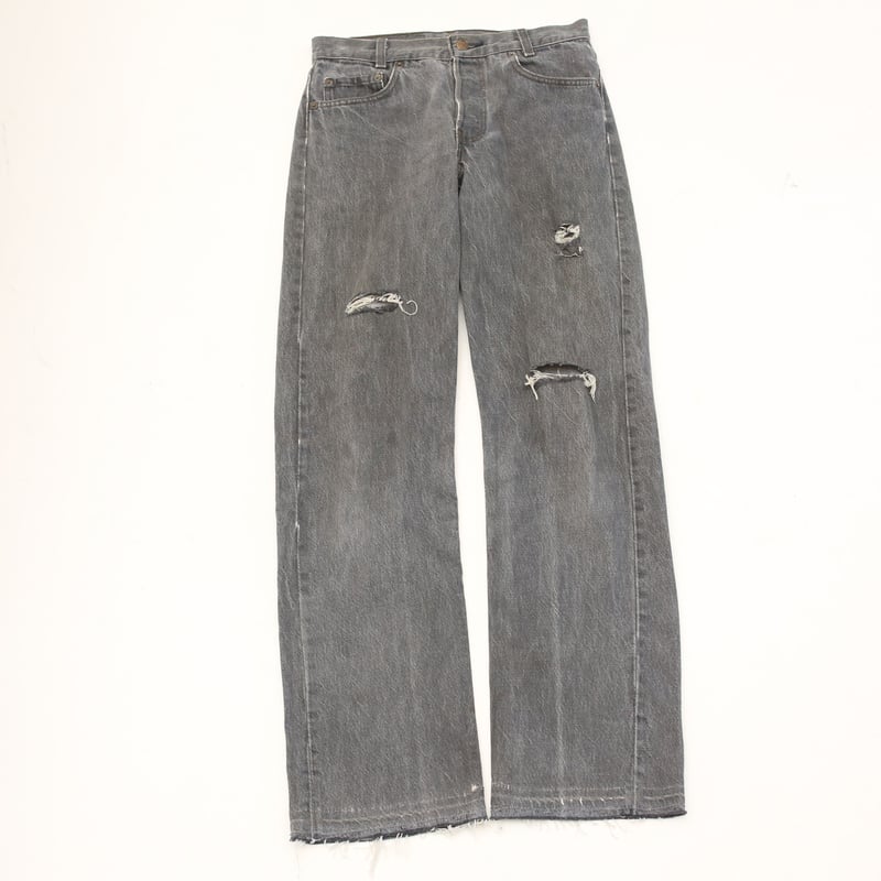 80's Levi's 701 Black Denim Pants Student Model 80's Levi's 701 Black Denim Pants Student Model