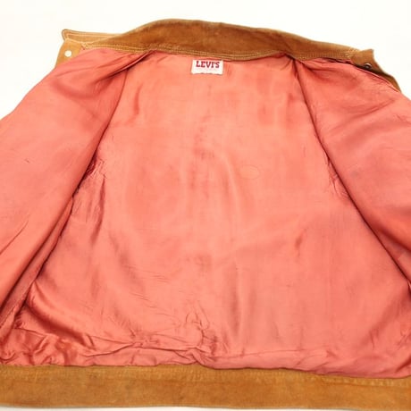 70s Levi's 3rd Type Suede Jacket "Big-E"