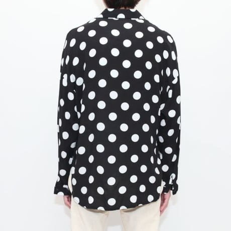 Rayon Dot Pattern L/S Shirt